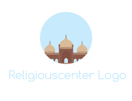 mosque in circle shape