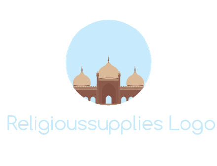 mosque in circle shape