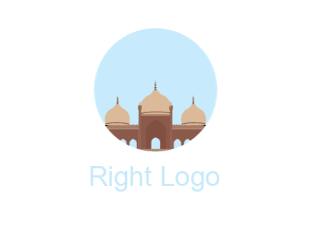 mosque in circle shape