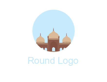 mosque in circle shape