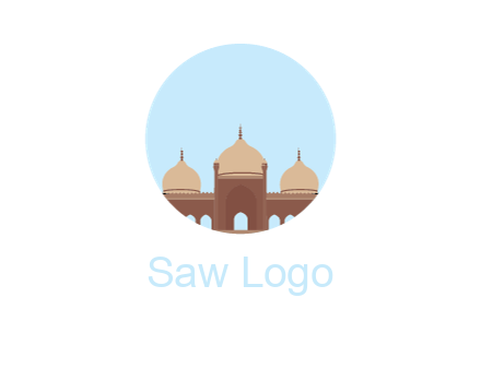 mosque in circle shape