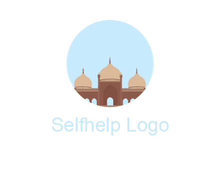 mosque in circle shape
