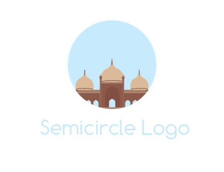 mosque in circle shape