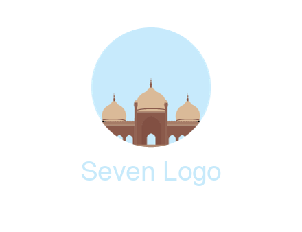 mosque in circle shape
