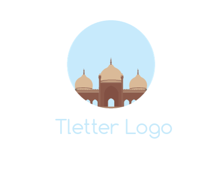 mosque in circle shape