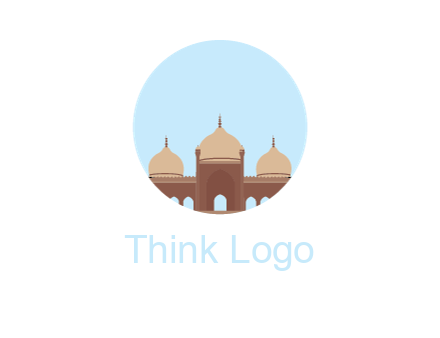 mosque in circle shape