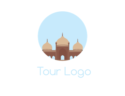 mosque in circle shape