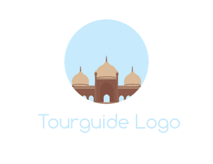 mosque in circle shape