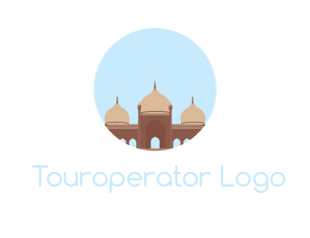 mosque in circle shape