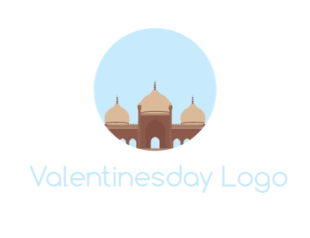 mosque in circle shape