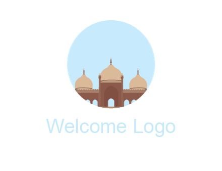 mosque in circle shape