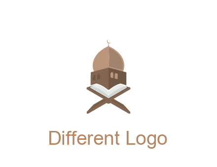 mosque behind Quran
