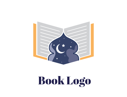 mosque with stars and moon in Quran