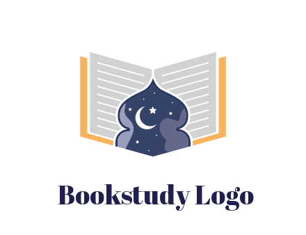 mosque with stars and moon in Quran