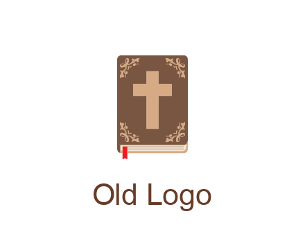 bible with cross and bookmark