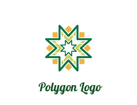 abstract polygonal kaleidoscope  