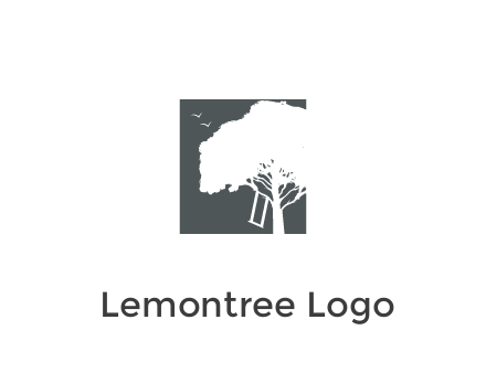 negative spacing tree in square