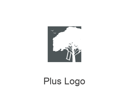 negative spacing tree in square
