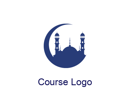 mosque joined with crescent