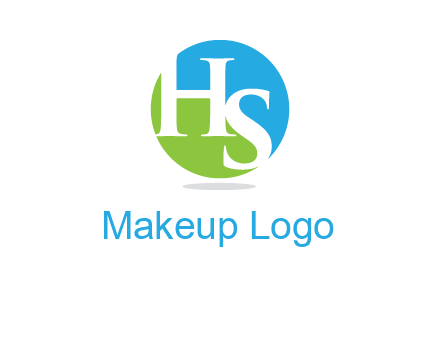 letter h and s inside the circle logo