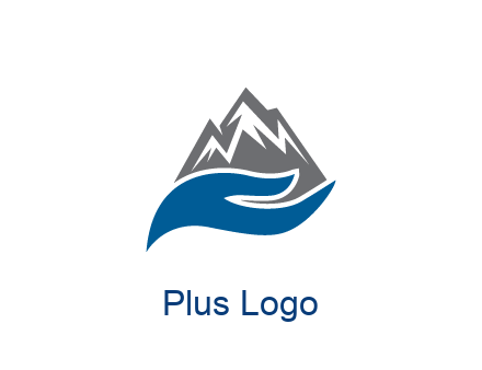 mountains behind waves 