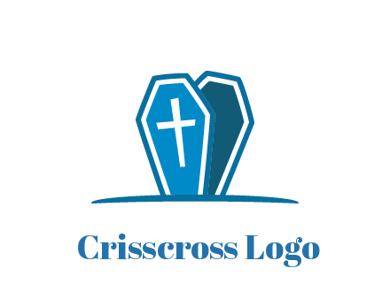 cross on coffin