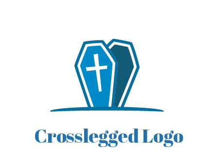 cross on coffin