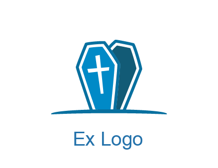 cross on coffin