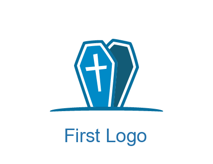 cross on coffin