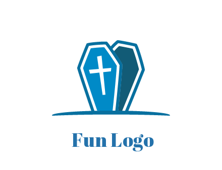 cross on coffin