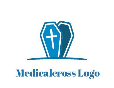 cross on coffin