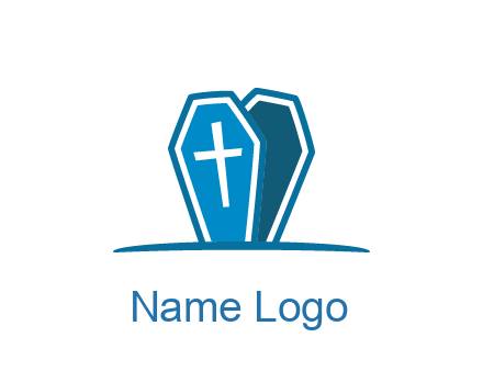 cross on coffin