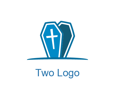 cross on coffin