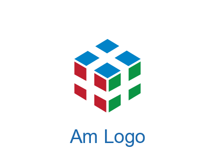 3D cube formed from squares