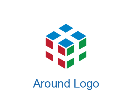 3D cube formed from squares