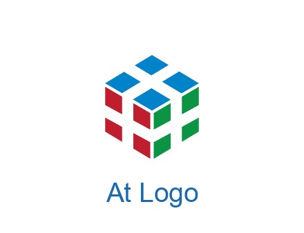 3D cube formed from squares