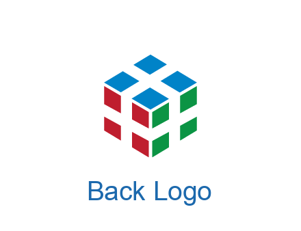 3D cube formed from squares