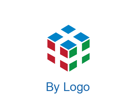 3D cube formed from squares