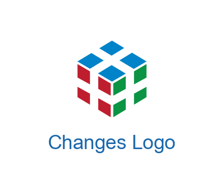 3D cube formed from squares
