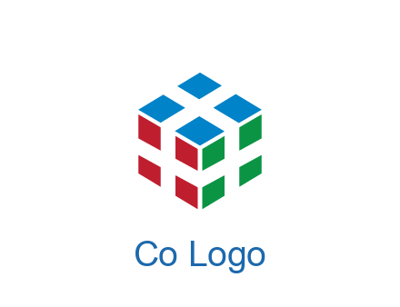 3D cube formed from squares