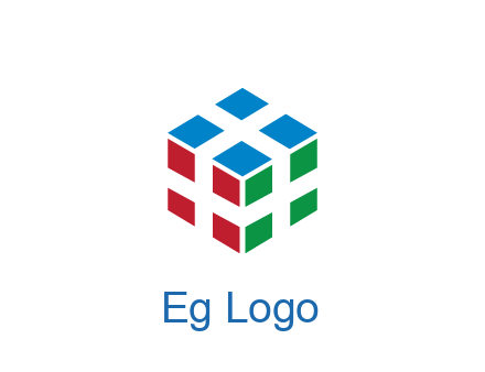 3D cube formed from squares