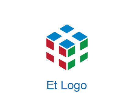 3D cube formed from squares