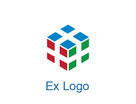 3D cube formed from squares