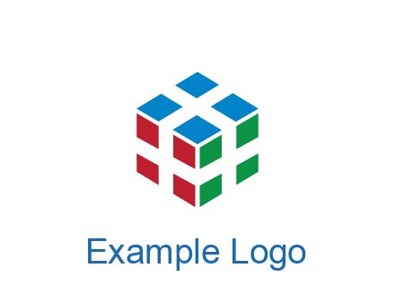3D cube formed from squares