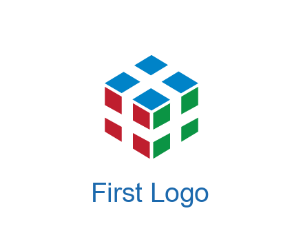 3D cube formed from squares
