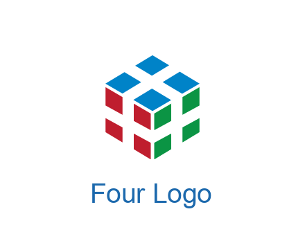 3D cube formed from squares