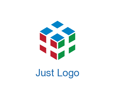 3D cube formed from squares