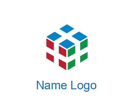3D cube formed from squares