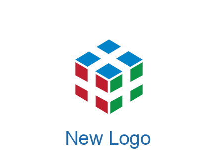 3D cube formed from squares