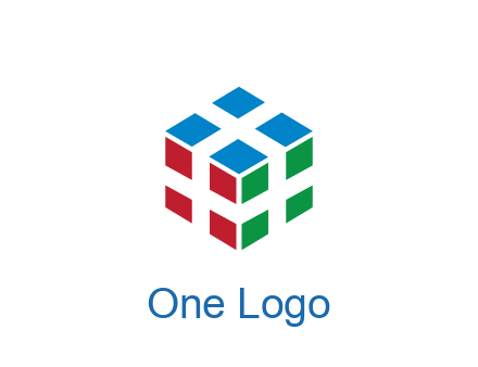 3D cube formed from squares